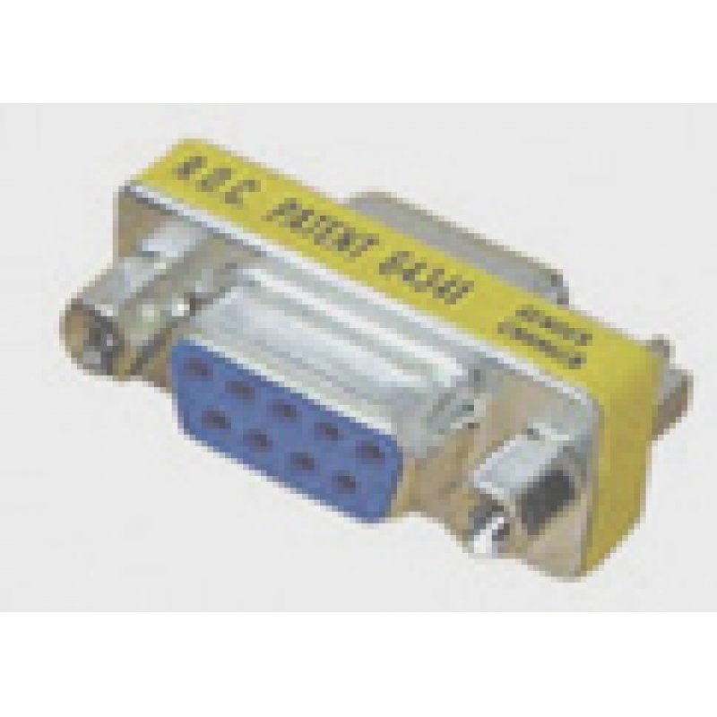 Mini gender changer SUB-D 09 female/fema