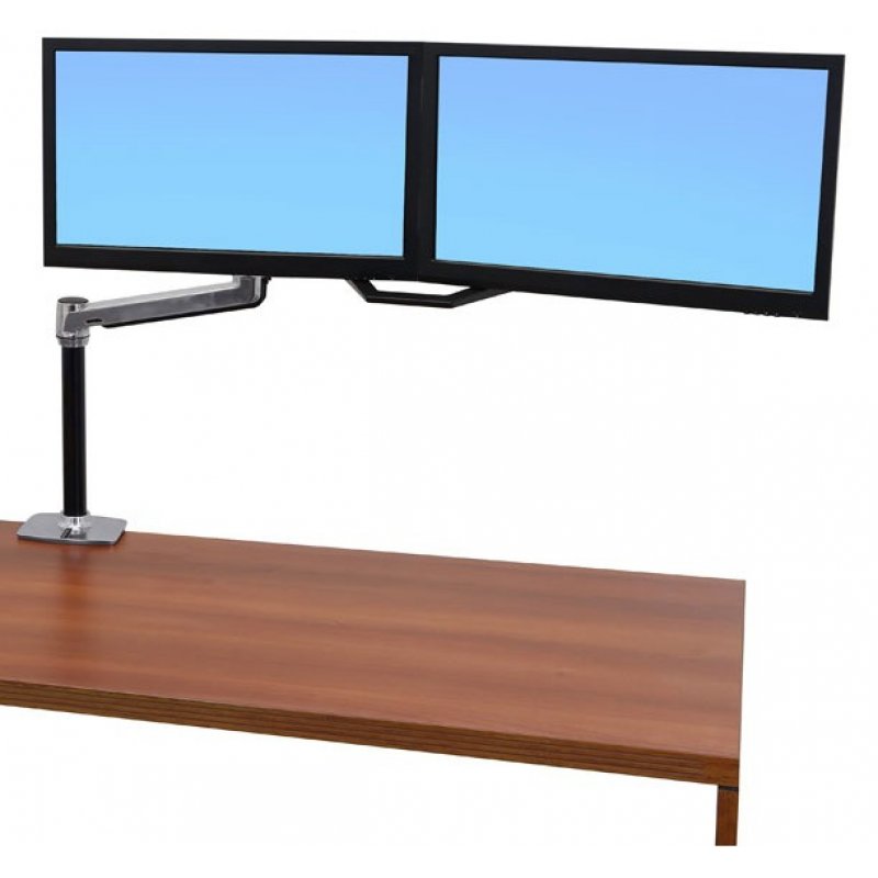 LX HD SIT-STAND DESK MOUNT LCD ARM POLISHED