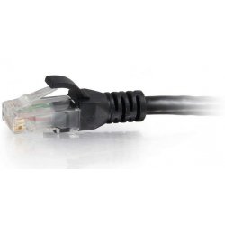 C2G 0.3m Cat6 RJ-45 m/m networking cable Black U/UTP (UTP)