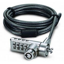 Dicota D30887 cable lock Black, Stainless steel 2 m