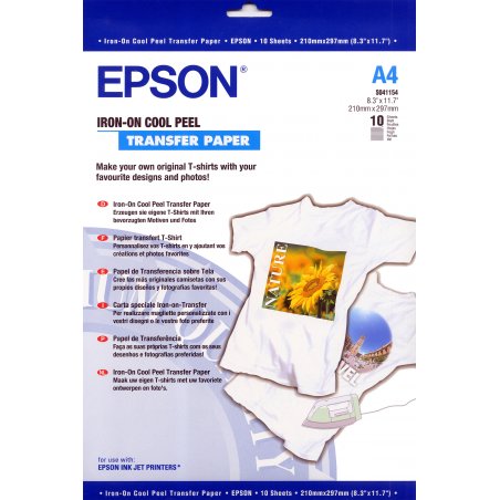 Epson Iron-on-Transfer Paper - A4 - 10 Sheets