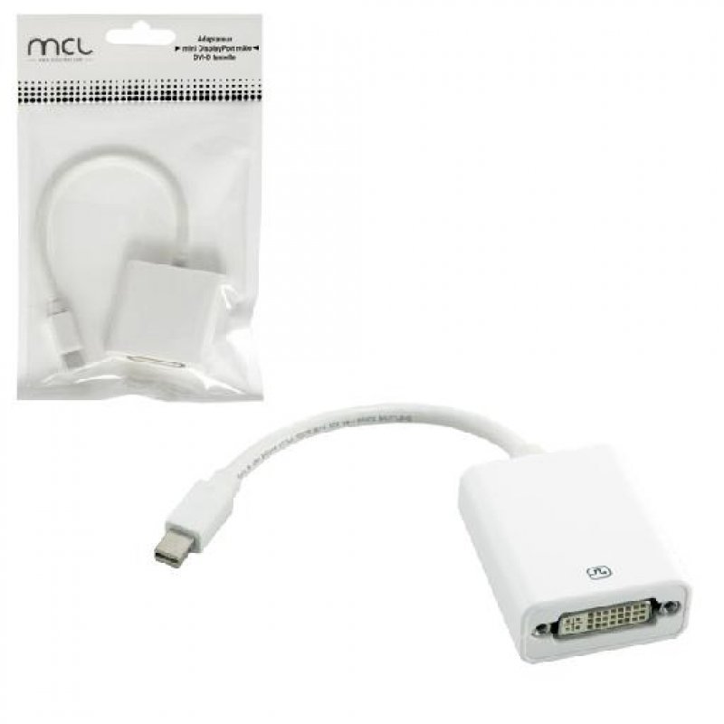 MCL CG-293CZ video cable adapter 0.1 m Mini DisplayPort DVI White