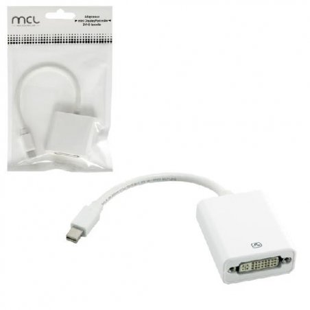 MCL CG-293CZ câble vidéo et adaptateur 0,1 m Mini DisplayPort DVI Blanc