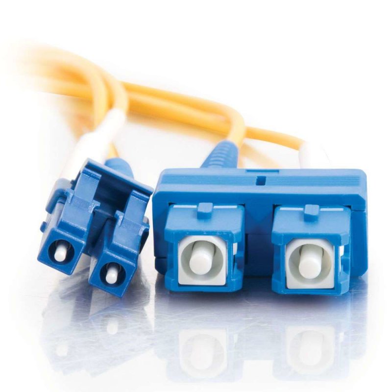 C2G 85587 fibre optic cable 2 m LC SC OFNR Yellow