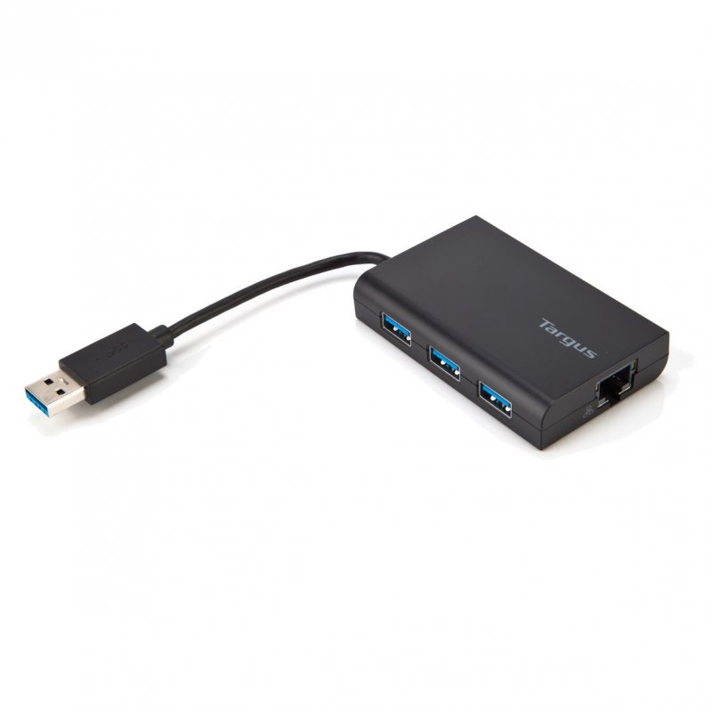 Targus ACH122EUZ interface hub USB 3.2 Gen 1 (3.1 Gen 1) Type-A Black