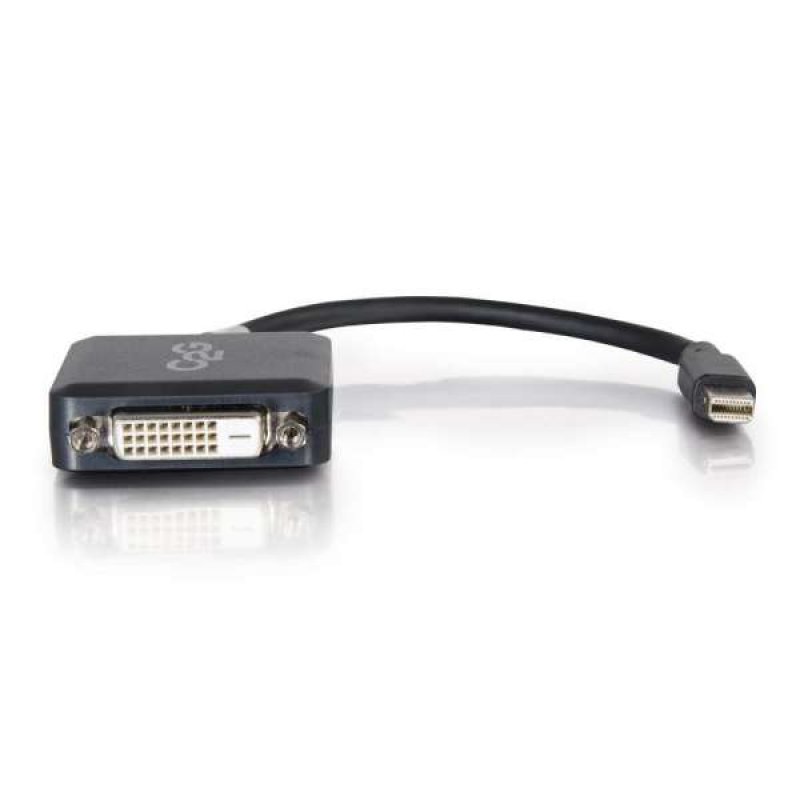 20cm Mini DisplayPort M to DVI F BLK