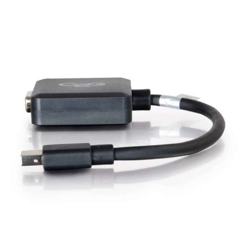 20cm Mini DisplayPort M to VGA F BLK