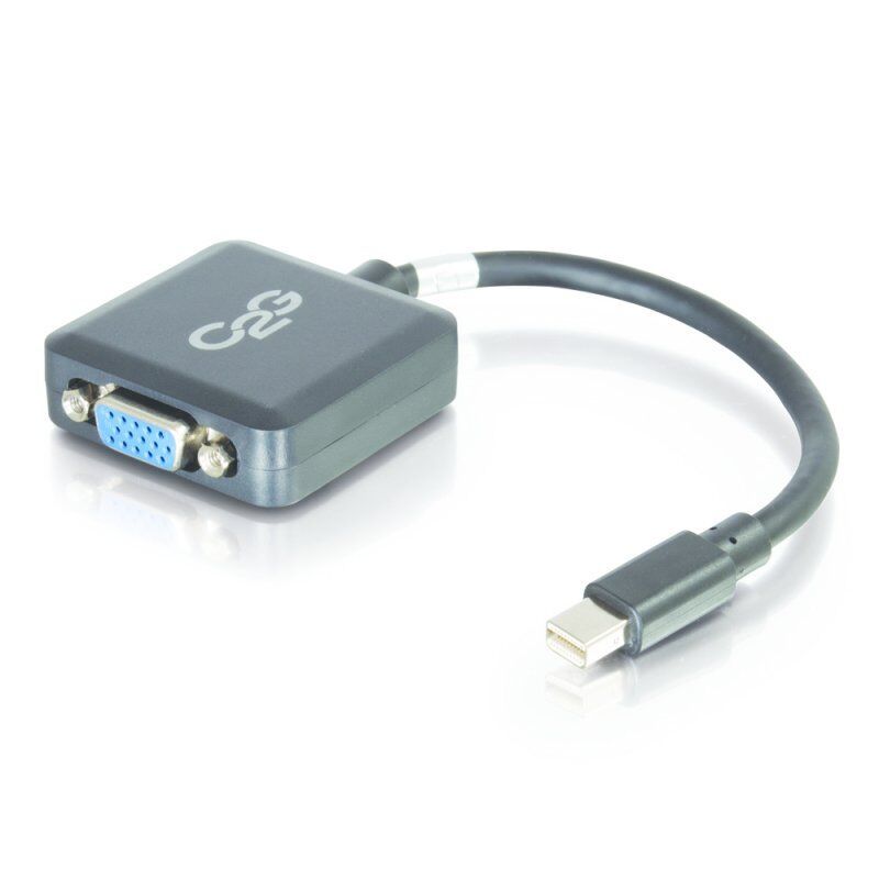 20cm Mini DisplayPort M to VGA F BLK