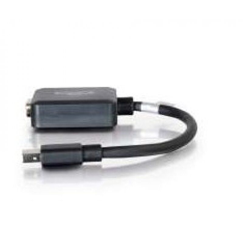 C2G 20cm Mini DisplayPort to VGA Adapter - Thunderbolt to VGA Converter M/F - Black