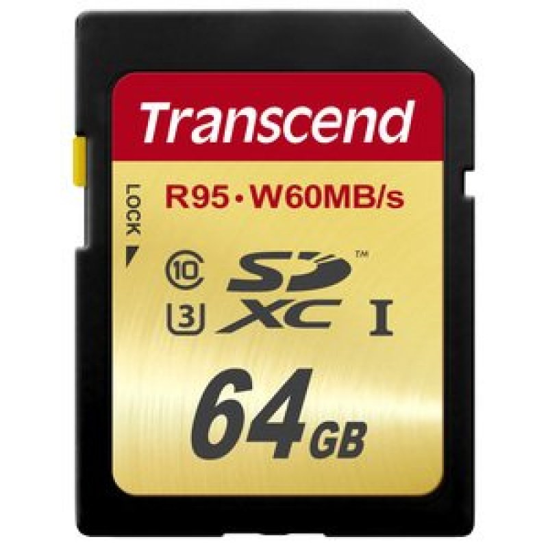 Transcend SD Card SDXC UHS-I U3 64GB