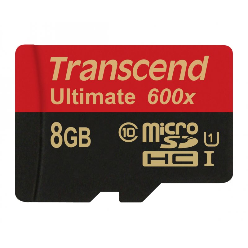 TRANSCEND 8GB microSDHC Class10 U1,MLC,6