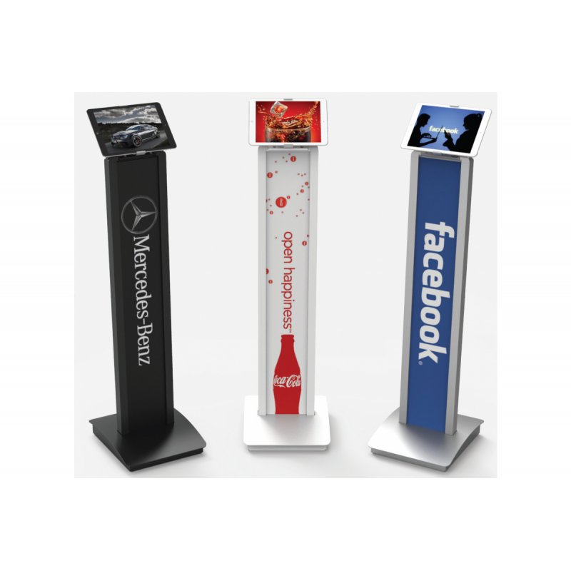 Compulocks Brandable VESA Mount Security Floor Stand - Tiltable display Floor Stand