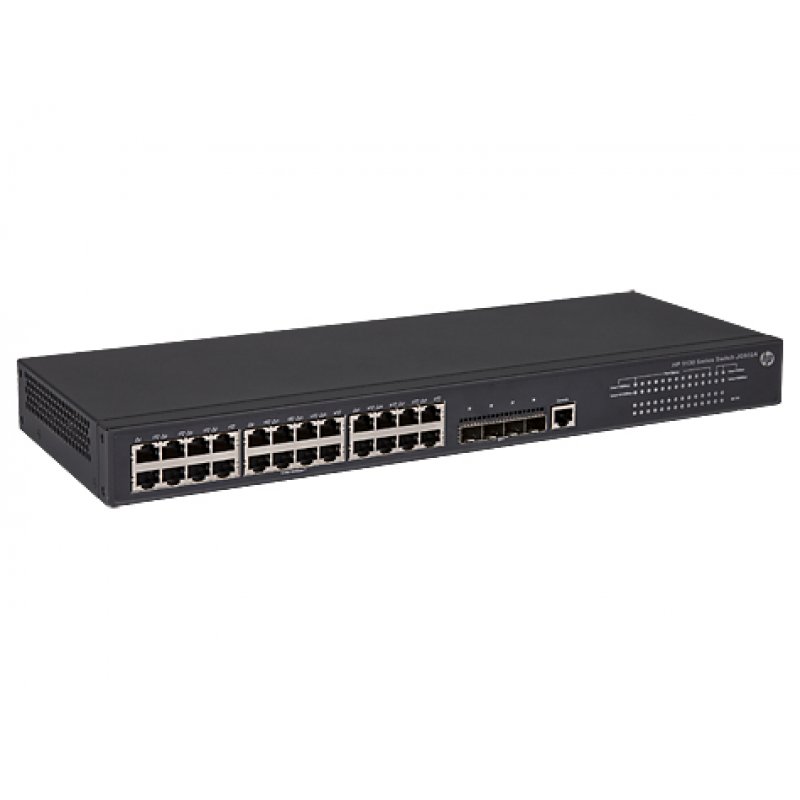 HPE FlexNetwork 5130 24G 4SFP+ EI Managed L3 Gigabit Ethernet (10/100/1000) 1U Black