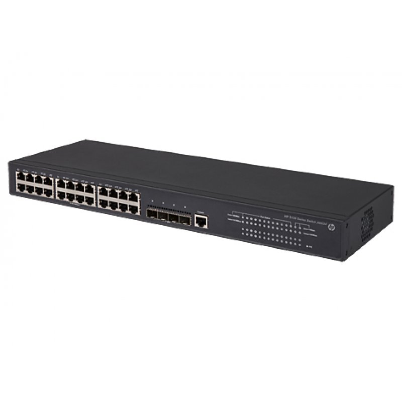 HPE FlexNetwork 5130 24G 4SFP+ EI Géré L3 Gigabit Ethernet (10/100/1000) 1U Noir