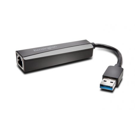 Kensington UA0000E USB-A Ethernet Adapter — Black