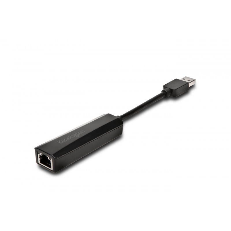 Kensington Adaptateur Ethernet USB-A UA0000E — Noir