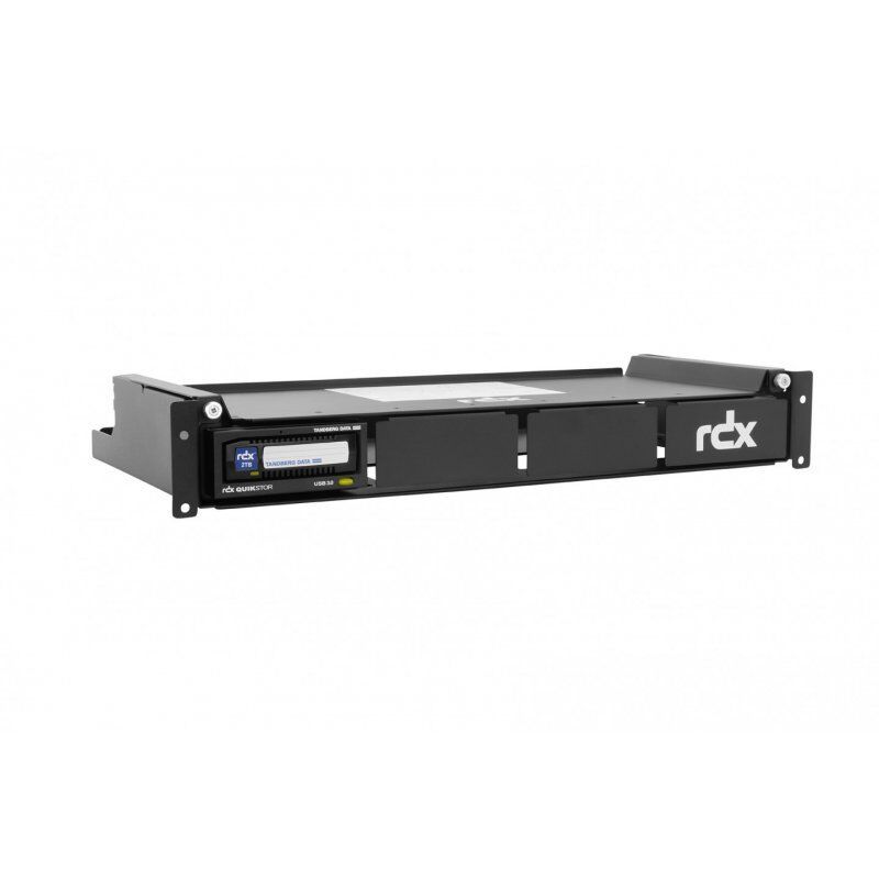 Overland-Tandberg RDX QuadPAK Kit de montage en rack pour 1 à 4 RDX QuikStor externes