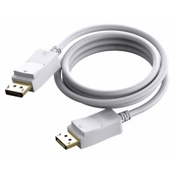 VISION compatible 2m White DisplayPort cable