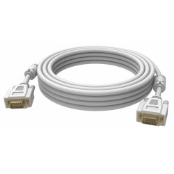 Vision 2x VGA 15-pin D-Sub, 3m câble VGA VGA (D-Sub) Blanc