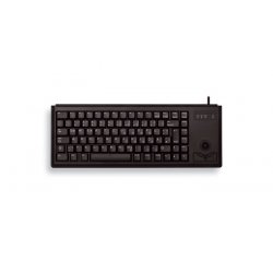 Keyboard trakball USB black Qwerty