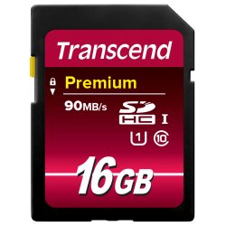 TRANSCEND Premium Carte mem.flash 16Go