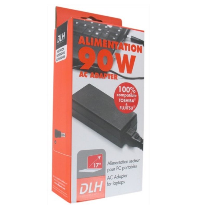 DLH DY-AI1933 power adapter/inverter Indoor 90 W Black