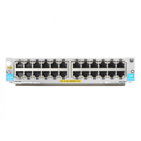 HPE 24-port 10/100/1000BASE-T PoE+ MACsec v3 zl2 Module module de commutation réseau Gigabit Ethernet