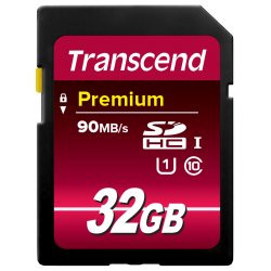 Transcend SD Card SDXC/SDHC Class 10 UHS-I 32GB