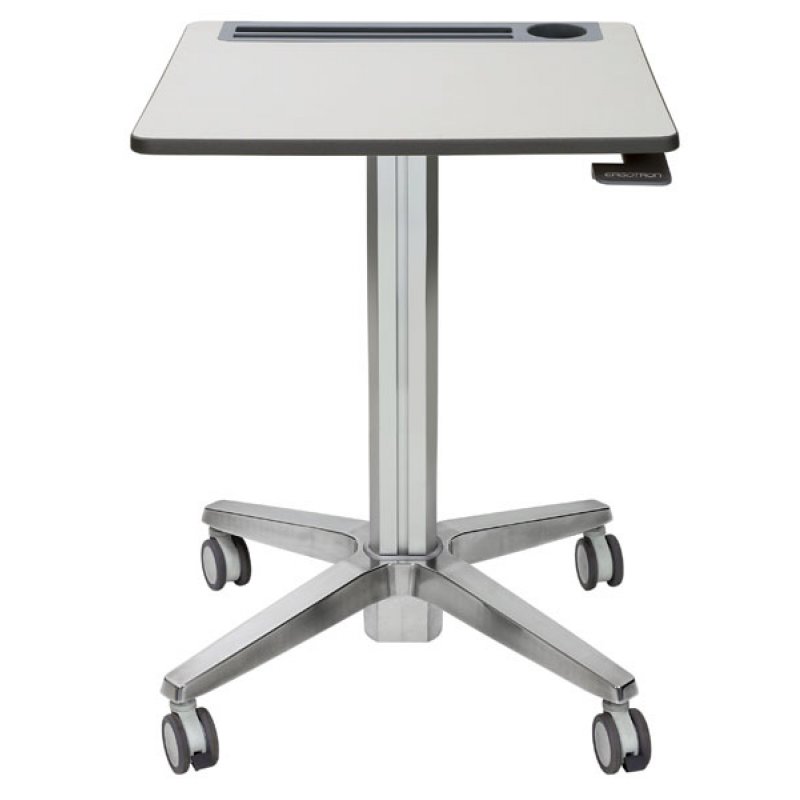 ADJUSTABLE STANDING DESK CLEAR ANODIZED