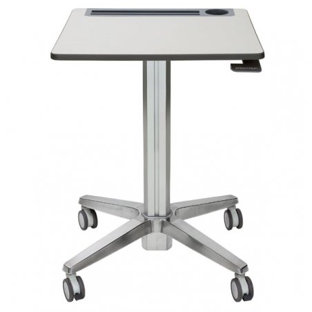ADJUSTABLE STANDING DESK CLEAR ANODIZED