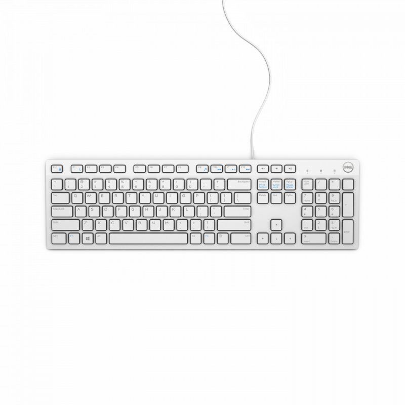 DELL KB216 keyboard USB AZERTY French White