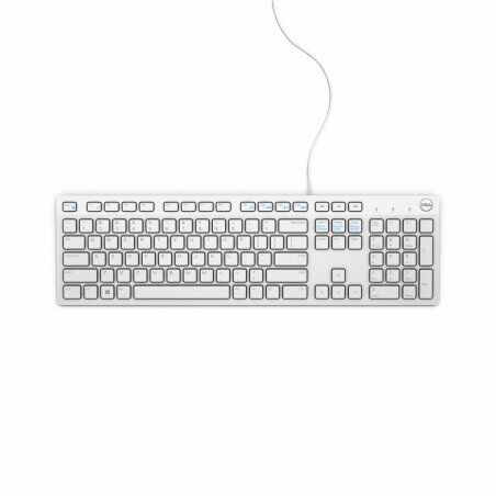 DELL KB216 keyboard USB AZERTY French White