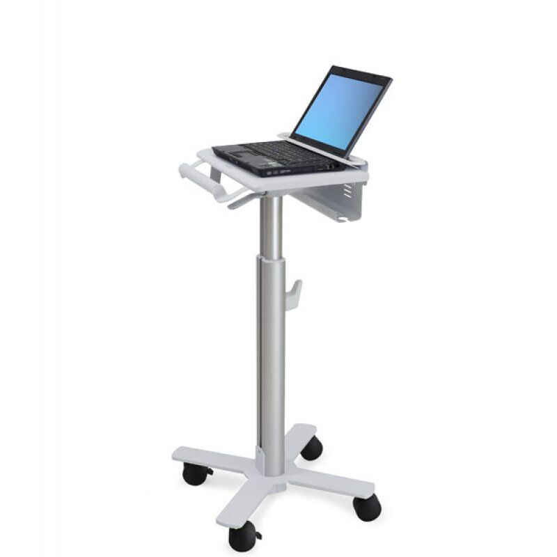 Ergotron StyleView Laptop Cart, SV10 Aluminium, White Notebook Multimedia cart