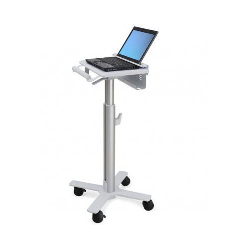 Ergotron StyleView Laptop Cart, SV10 Aluminium, White Notebook Multimedia cart