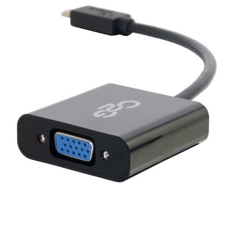 C2G USB3.1-C/VGA adaptateur graphique USB 1920 x 1200 pixels Noir