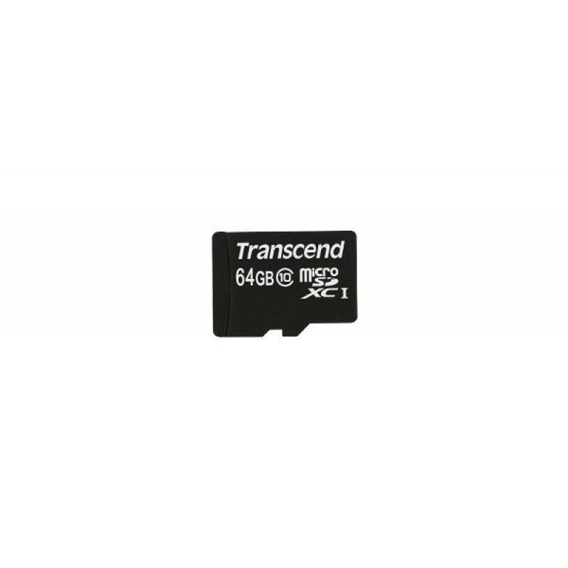 Transcend microSDXC/SDHC Class 10 64GB with Adapter