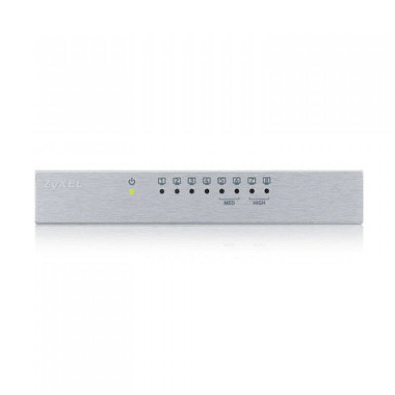 Zyxel GS-108B V3 Unmanaged L2+ Gigabit Ethernet (10/100/1000) Silver