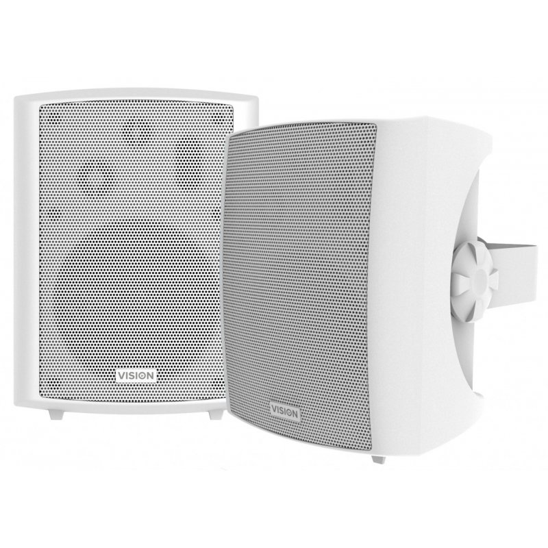 Vision SP-1800 haut-parleur 3-voies Blanc Avec fil 50 W