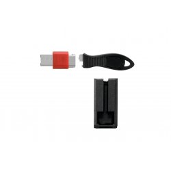 USB Lock W/Cable Guard Square