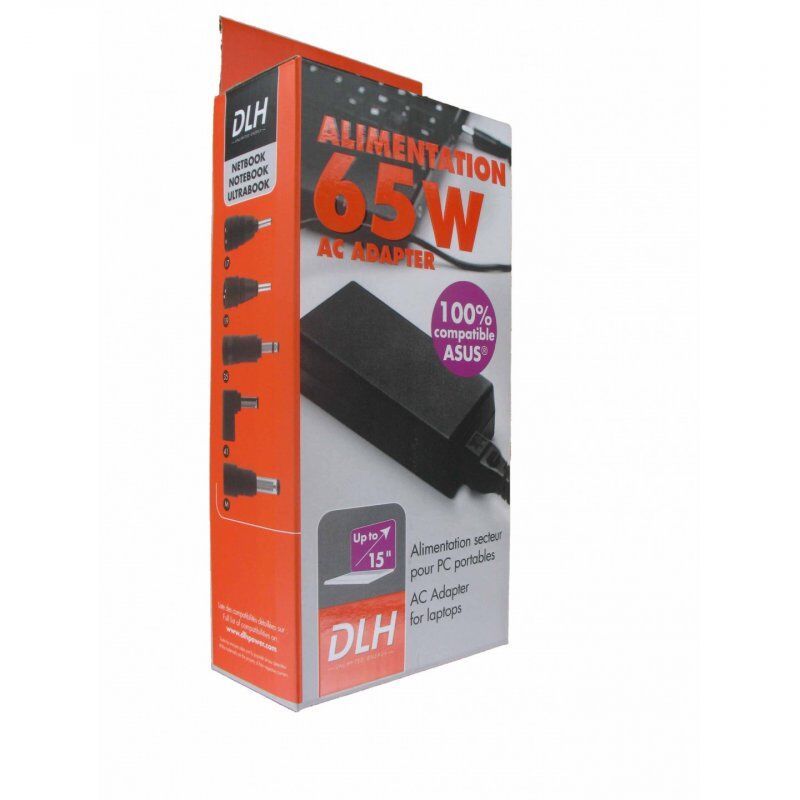 DLH DY-AI1954 power adapter/inverter Indoor 65 W Black