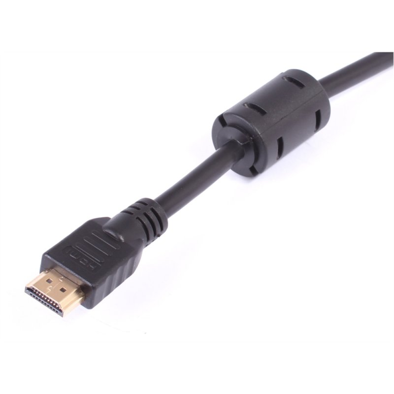 Uniformatic 12404 HDMI cable 1 m HDMI Type A (Standard) Black