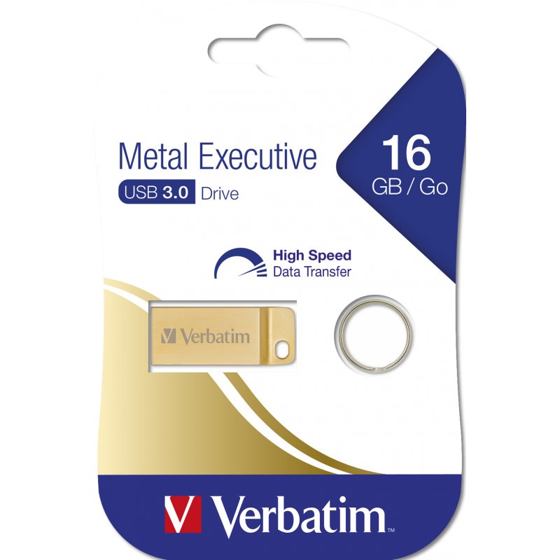 Verbatim compatible Metal Executive - USB-Flash-Laufwerk - 16 GB