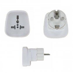 DLH DY-WU2408 power plug adapter White