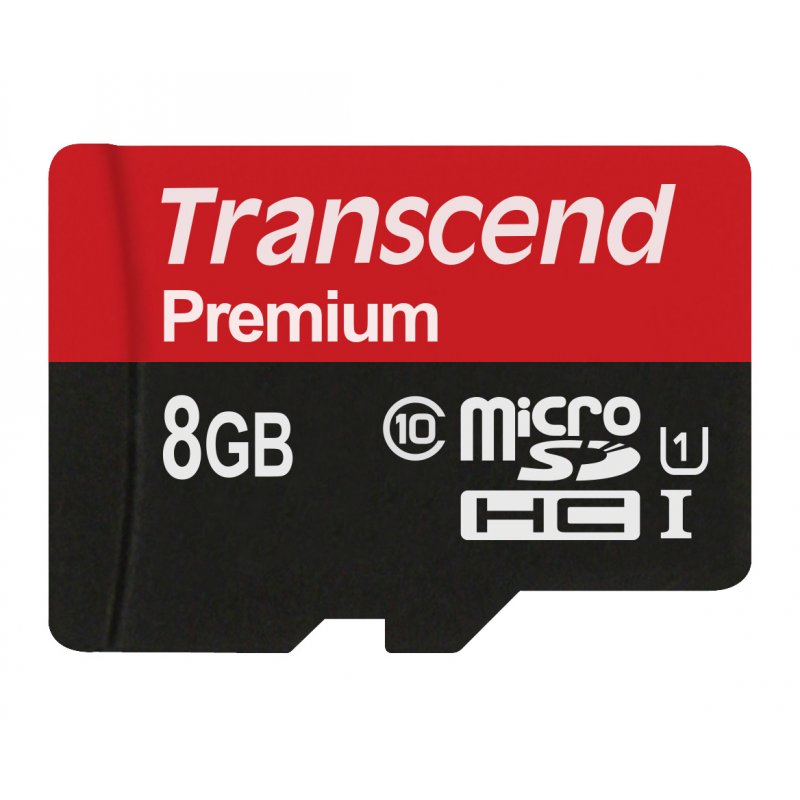 Transcend 8GB microSDHC Class 10 UHS-I 8 Go MLC Classe 10