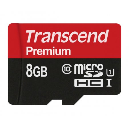 Transcend 8GB microSDHC Class 10 UHS-I 8 Go MLC Classe 10
