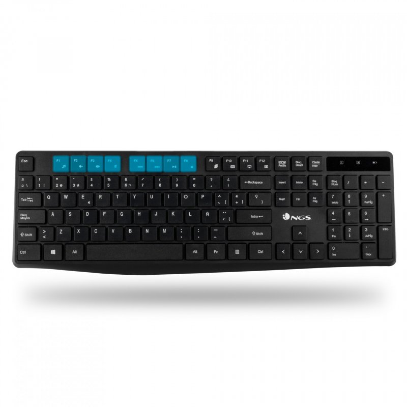 Pack Clavier - Souris sans fil NGS compatible Allure (Noir)