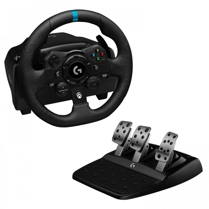 Logitech G G923 Noir USB 2.0 Volant + pédales Analogique/Numérique PC, PlayStation 4, PlayStation 5
