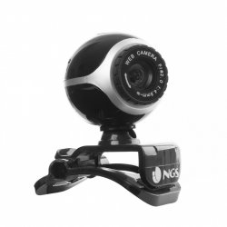 NGS Xpresscam300 webcam 8 MP 1920 x 1080 pixels USB 2.0 Black, Silver