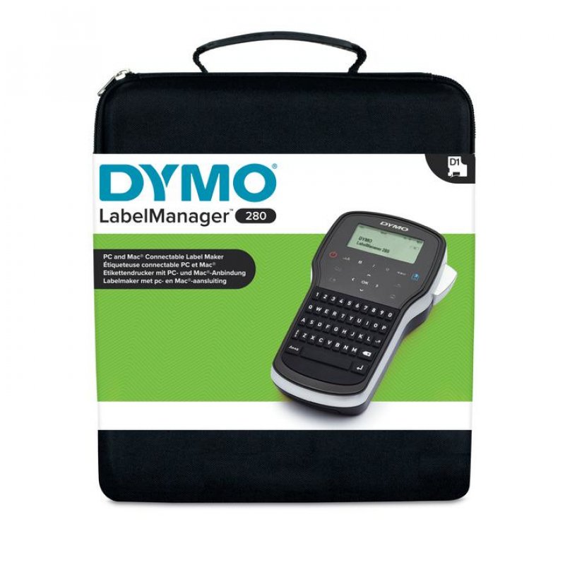 Imprimante d'étiquettes sans fil Dymo compatible LabelManager 280 (Noir)