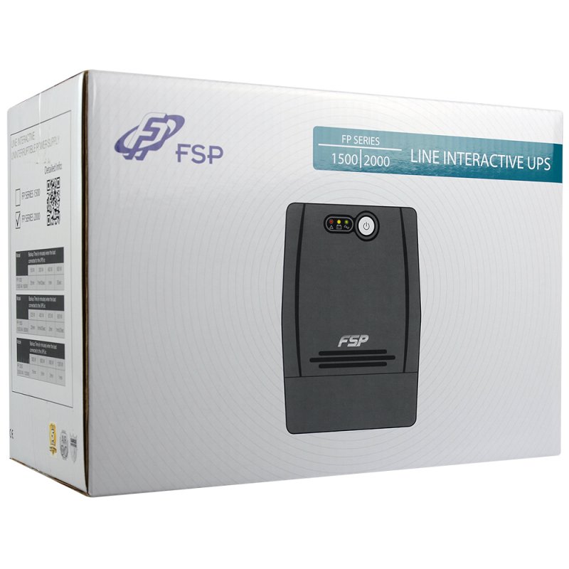 FSP/Fortron FP 2000 alimentation d'énergie non interruptible Interactivité de ligne 2 kVA 1200 W 4 sortie(s) CA